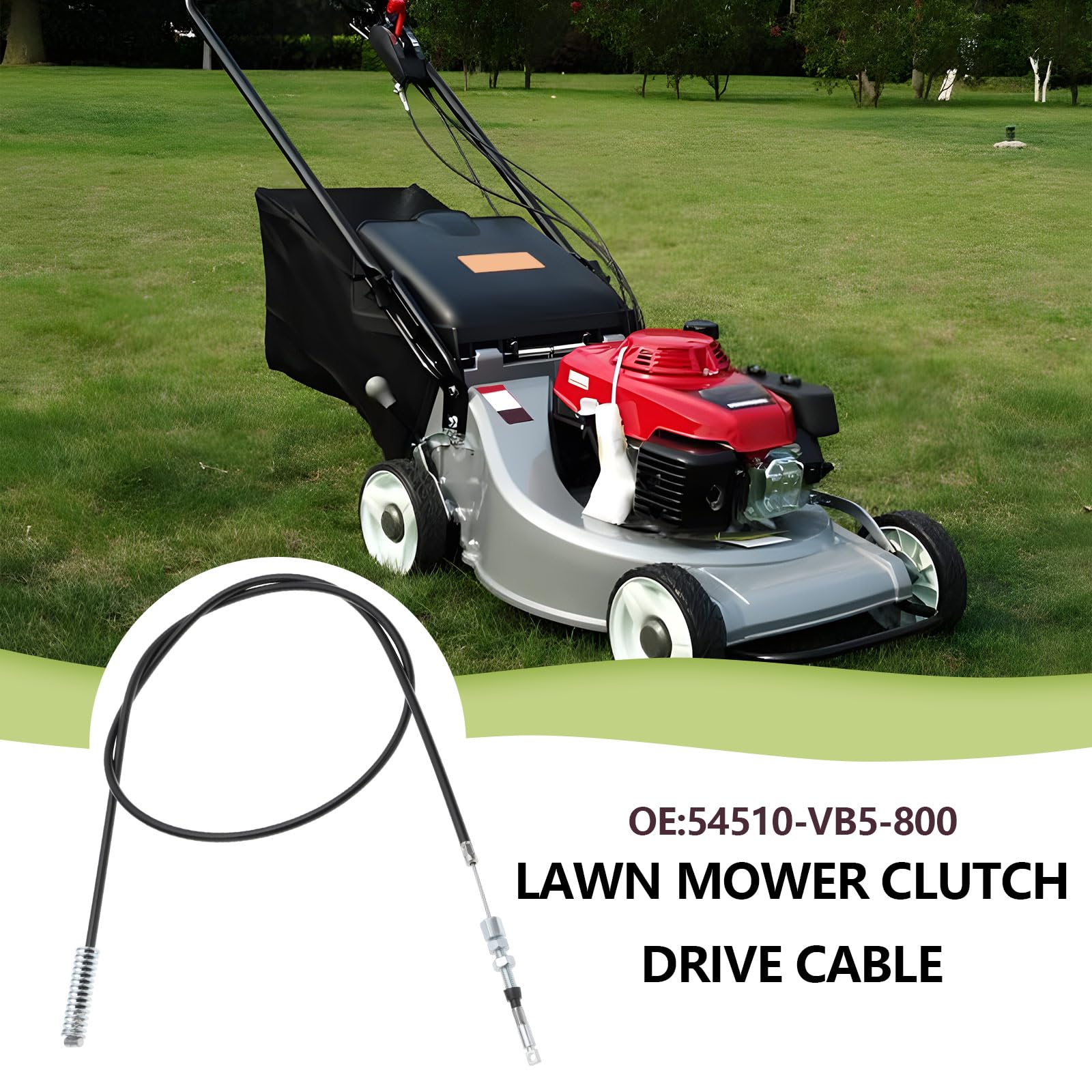 Amazon.com : YINETTECH 2PCS Lawn Mower Drive Clutch Cable 54510